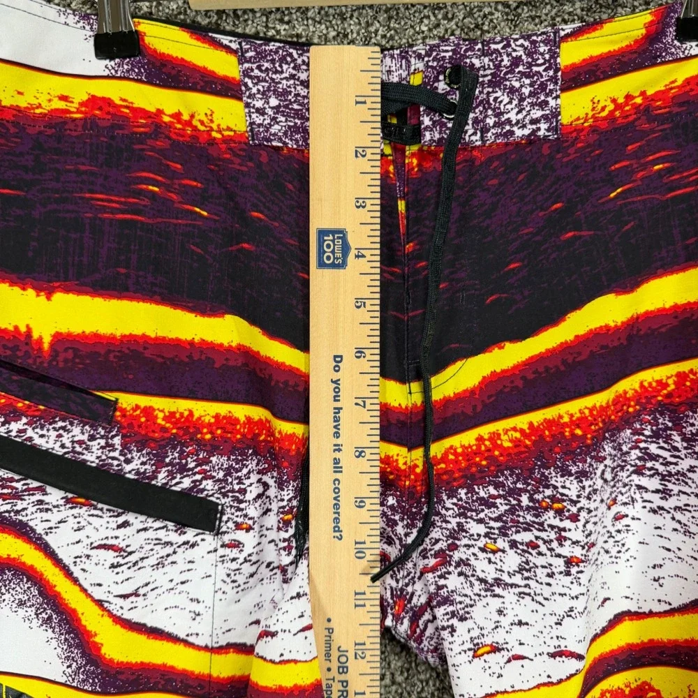 Pelagic 4TEK Board Shorts Mens 34/12 Multicolor High Performance Offshore Gear